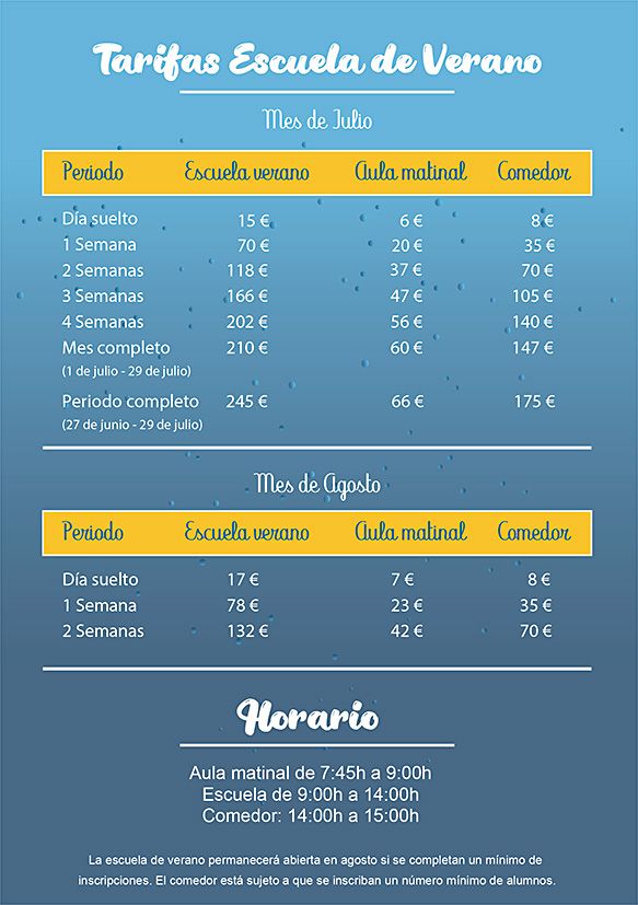 TARIFAS_ESCUELADEVERANO_LASCLARAS_2